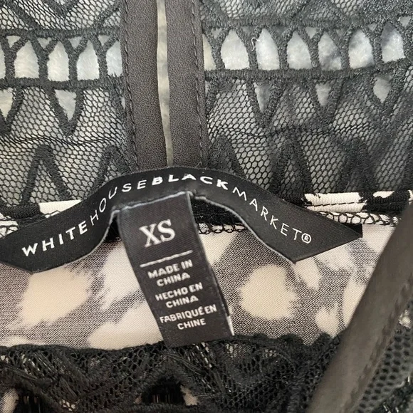 White House Black Market Embellished beaded Matte Jersey Halter-Neck Top - Picture 11 of 11